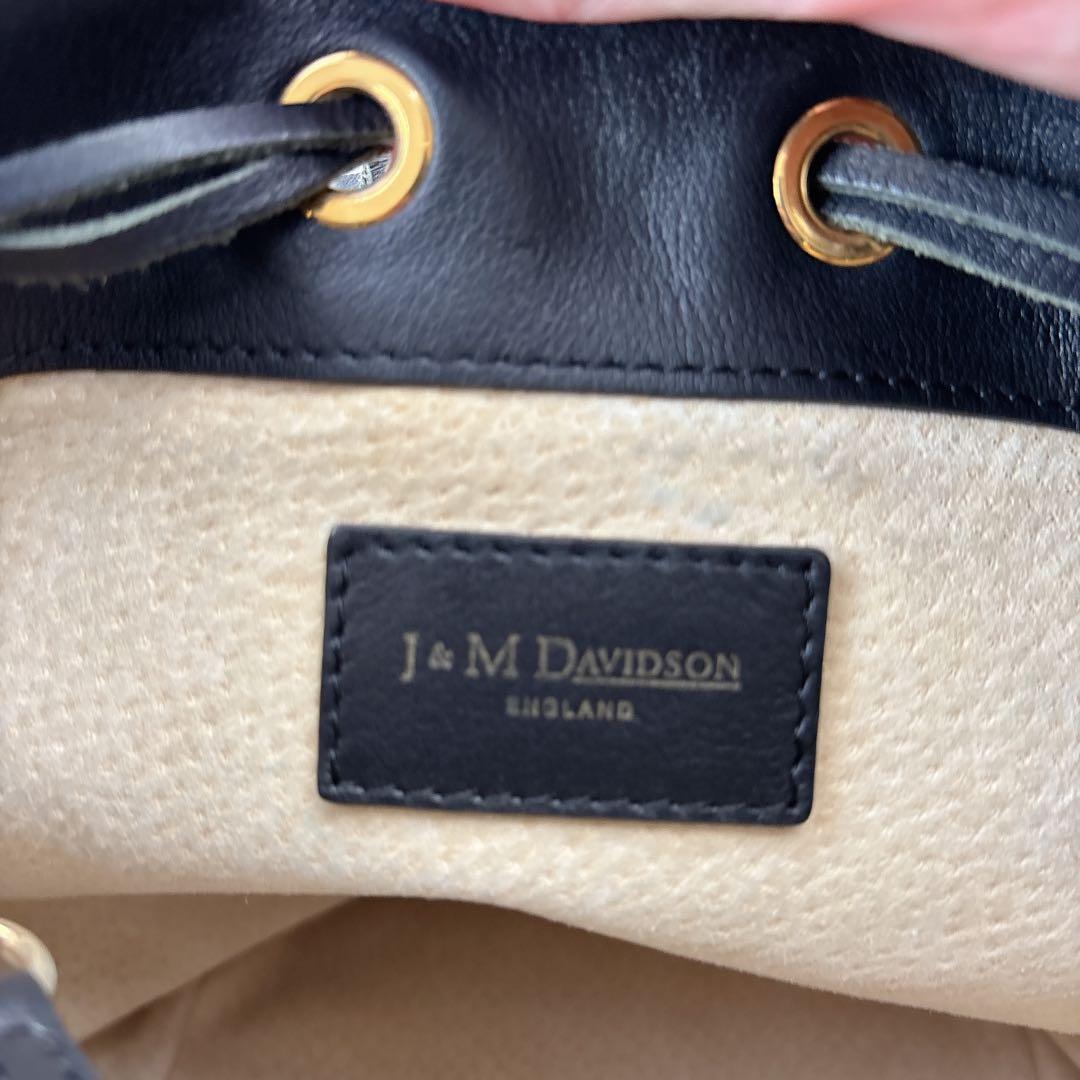 J&M DAVIDSONカーニバル2WAYフリンジレザー黒ショルダーバッグ