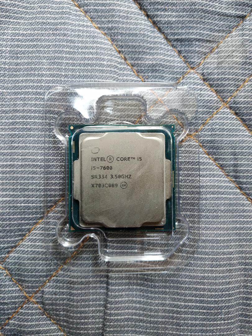 CPU、マザボセット（i5 7600、ASRock H110M Combo-G）