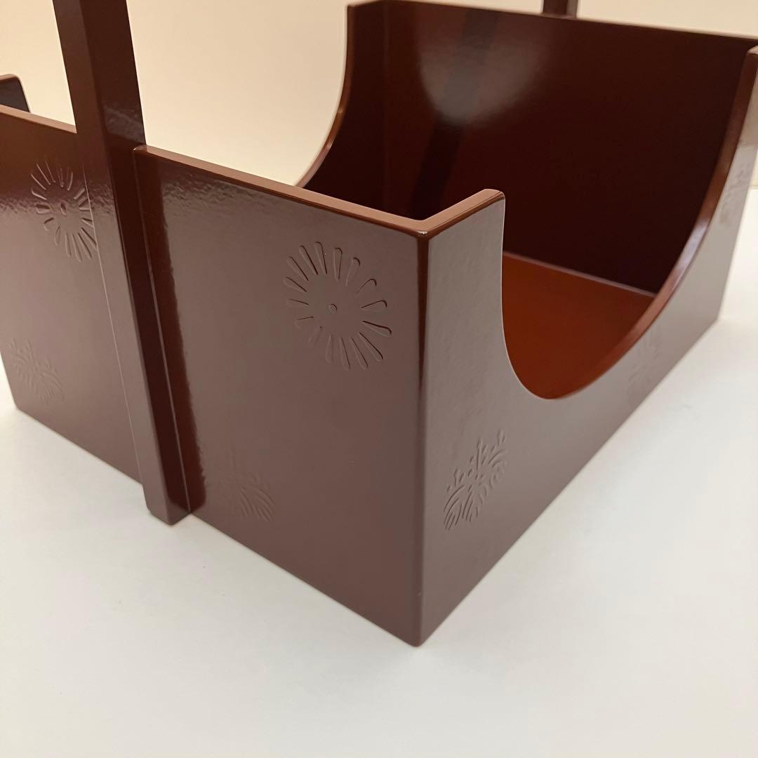 紫雲一閑 塗 莨盆 鐘楼堂 一閑 茶道 茶道具 送料込　美品