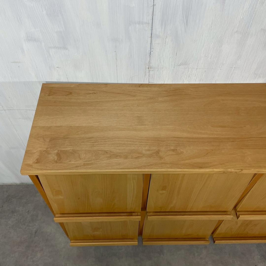 高野木工 レッチェ マガジンラック ホワイトオーク キャビネット ナチュラル