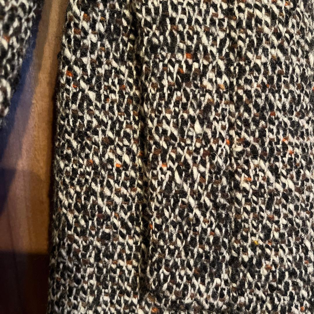 セリーヌ　ツイード　Pコート