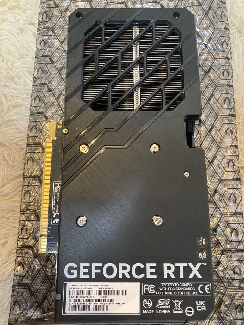 PALIT RTX4060ti 8GB グラフィックボード