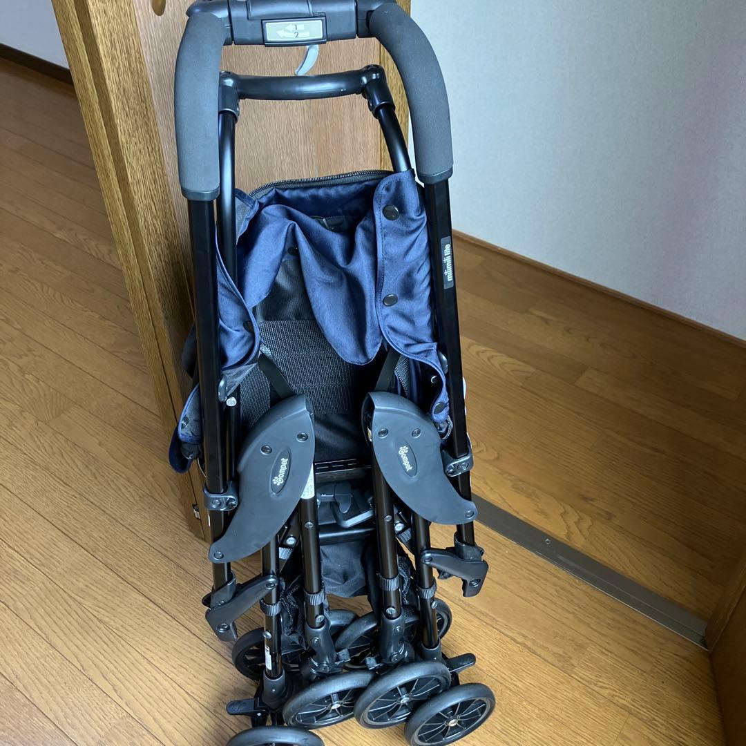 コンビ ペット用カート ミリミリライト アルファ EG ロング D ネイビー