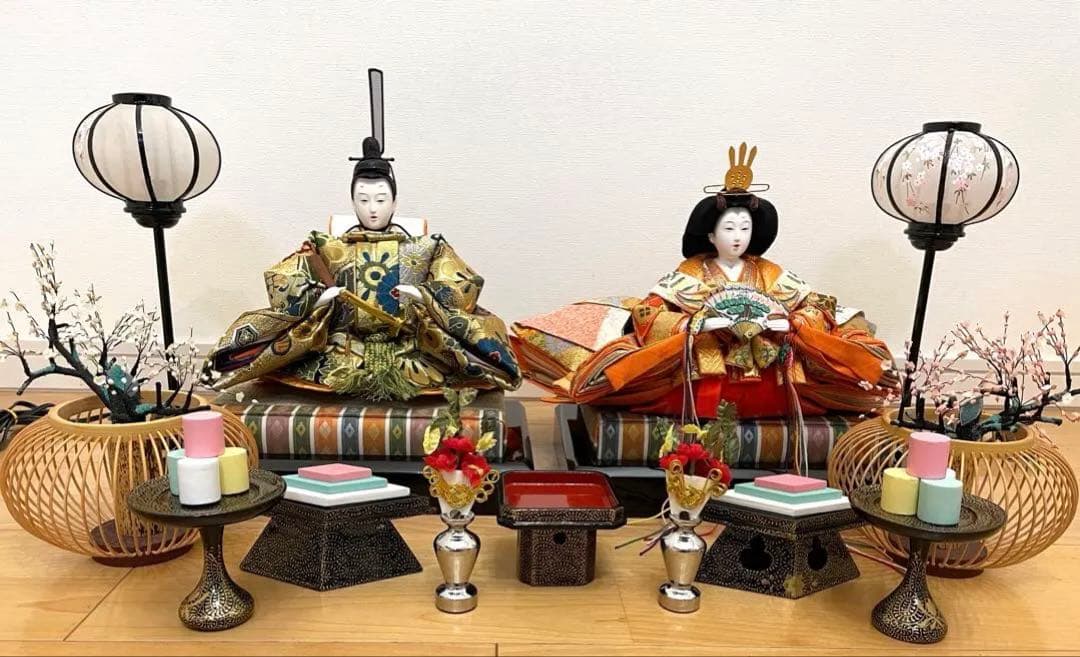 【極美品】久宝堂　雛人形　セット　親王飾　ひな祭り