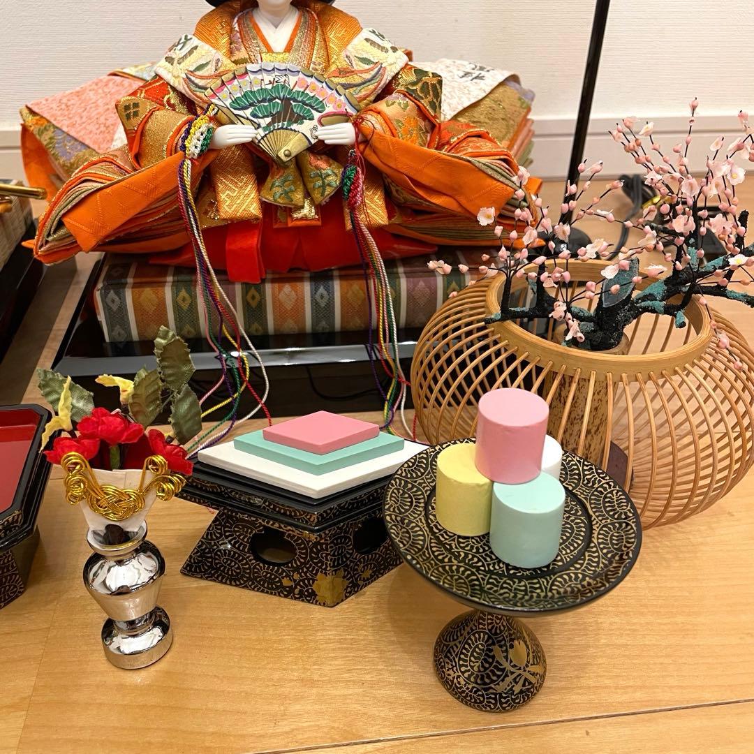 【極美品】久宝堂　雛人形　セット　親王飾　ひな祭り