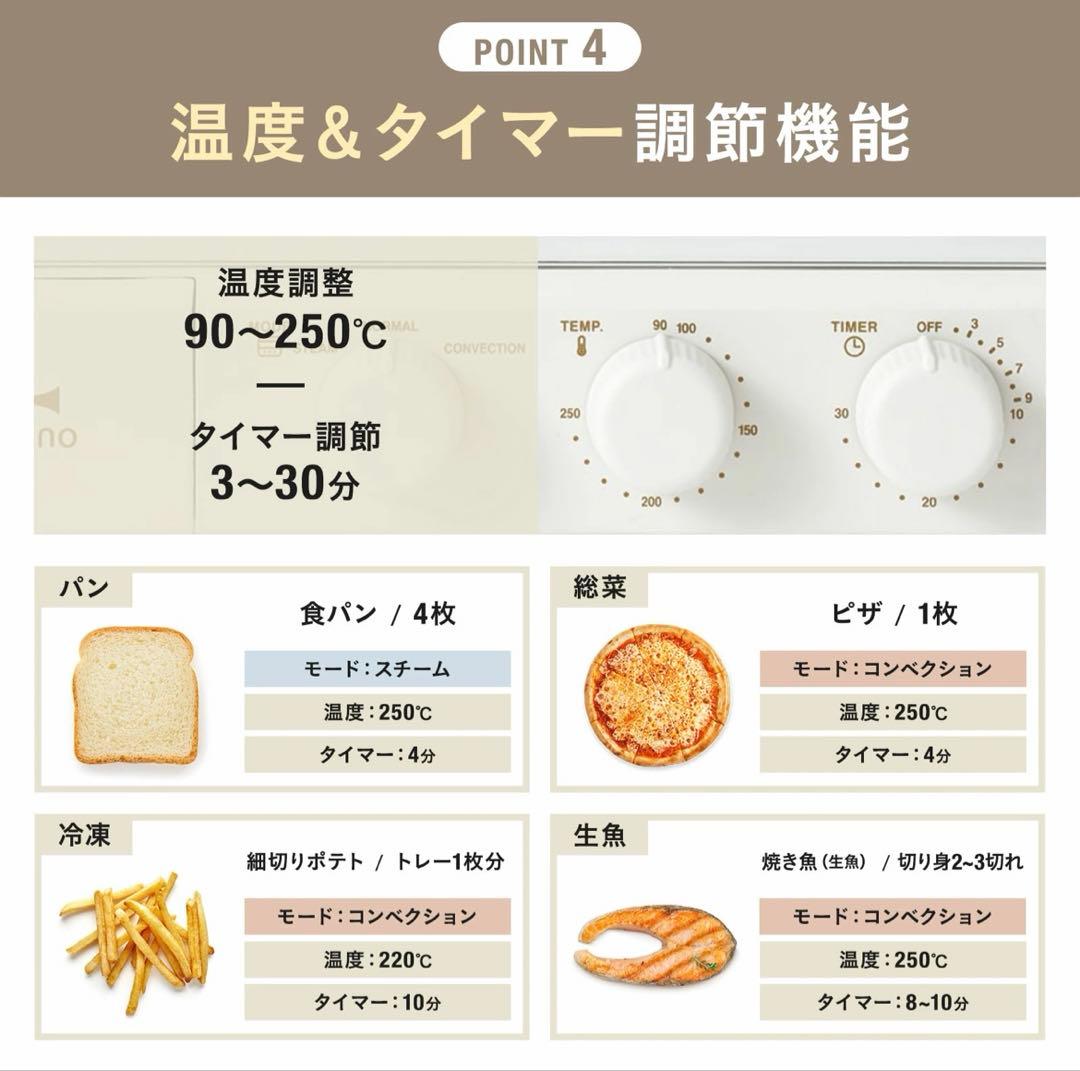 【新品未使用】BRUNO スチーム＆ベイク トースター（ブラック）