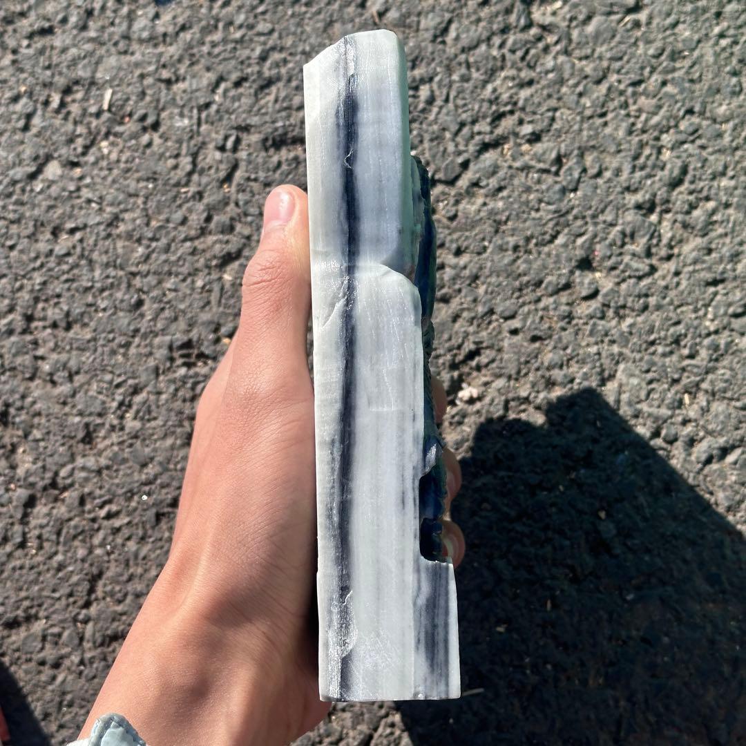 天然石太極石の龍　置物　ご購入前に在庫確認必要G.156