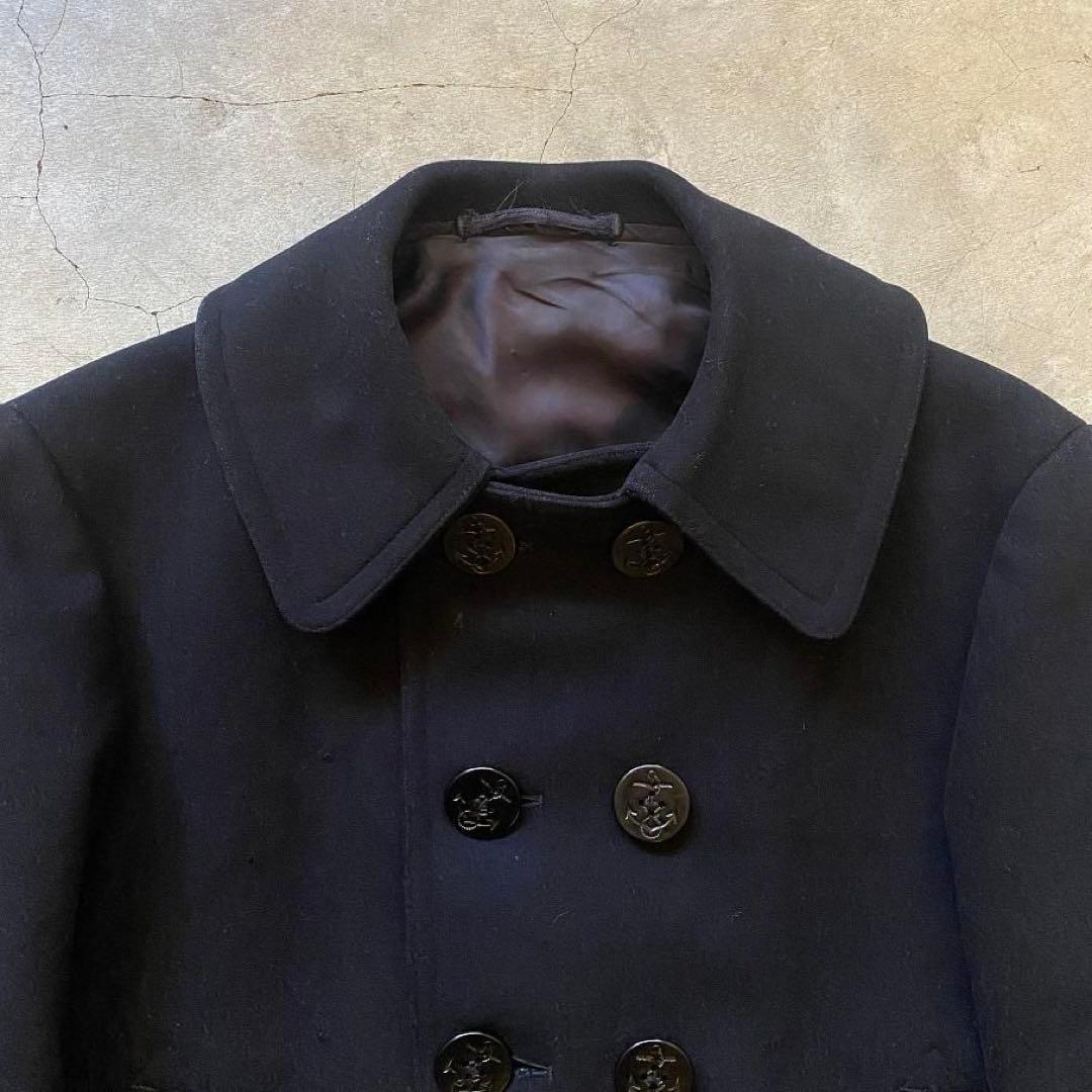 【極美品】40s 米軍実物 NAVY Pコート 10ボタン ヴィンテージ