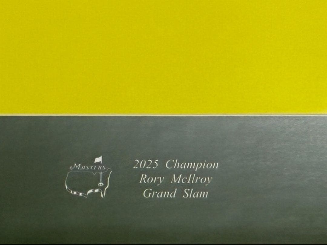 SALE！ローリーマキロイグランドスラム２０２５年マスターズ直筆サイン鑑定書付