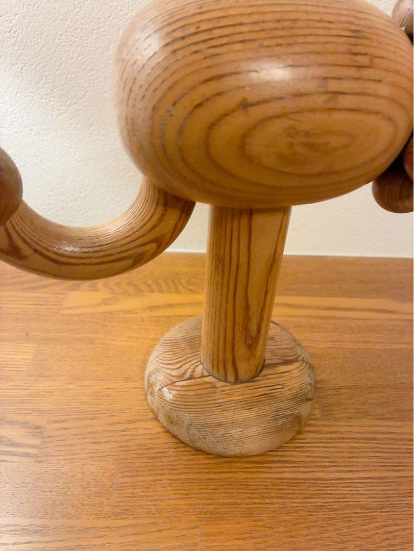 北欧アーリッカ木製(パイン＝松)、Kurki(黒鶴) 置物 : ヴィンテージ