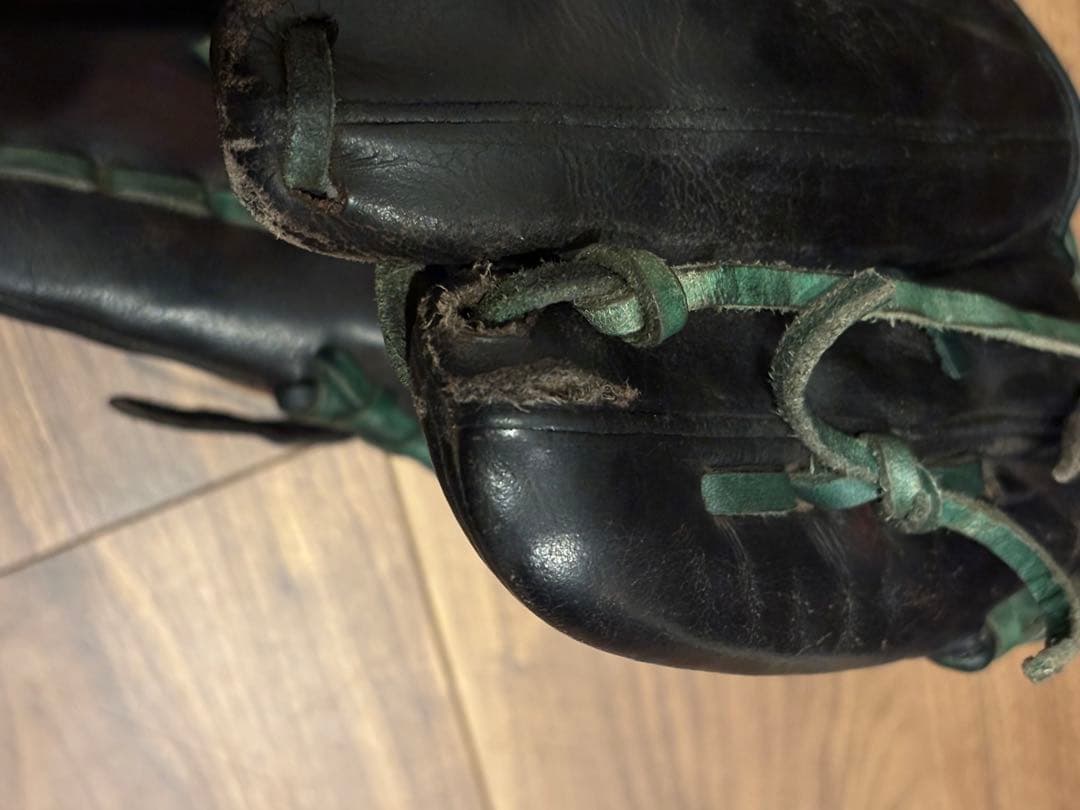 Rawlings 硬式野球グローブ 右投げ 黒/緑 内野用