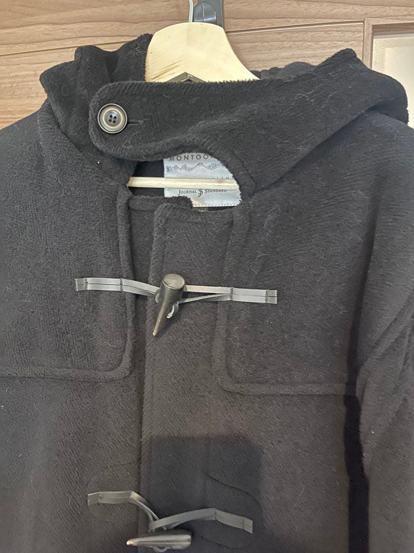 ジャーナルスタンダード×モンゴメリーダッフルコートブラックサイズ40未使用