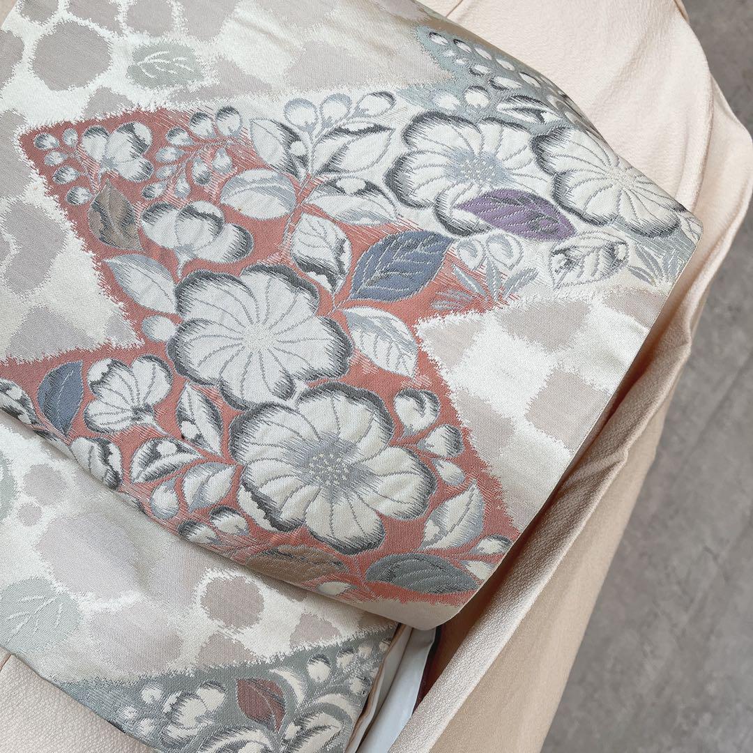 訪問着フルセット　着物　正絹　辻ヶ花　大人ピンク　K4