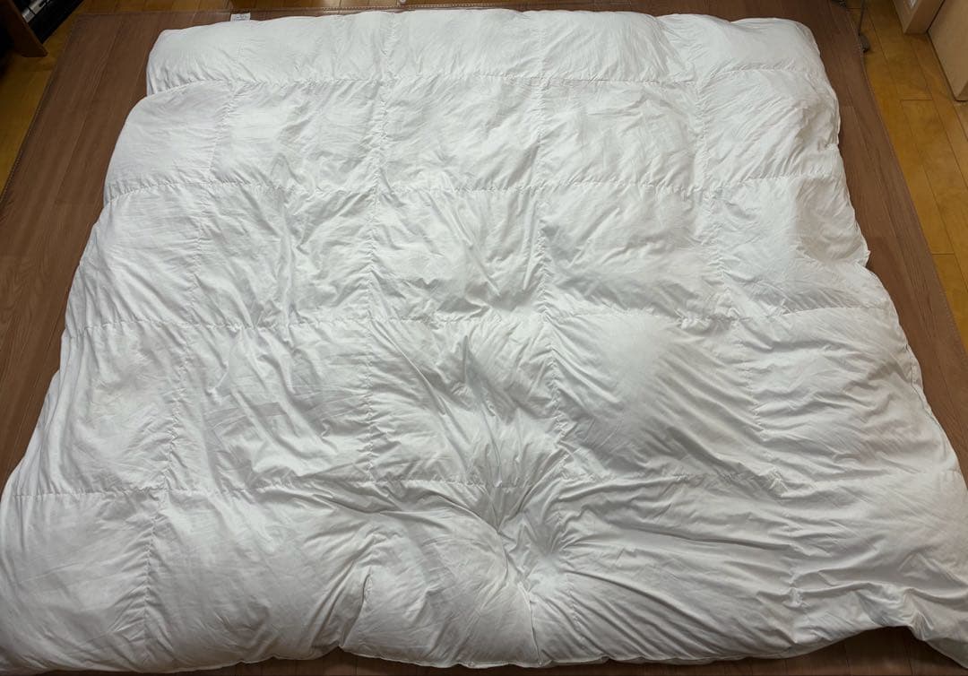 無印良品　羽毛布団　ダブルサイズ 190×210 グース 1.5kg 二層式
