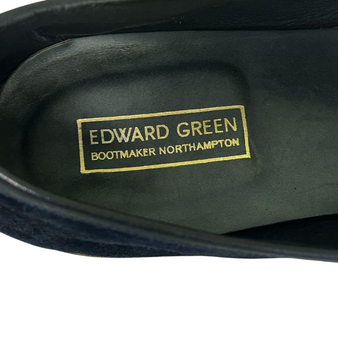 はや エドワードグリーン ピムリコ スエードスクエアローファー 26.5