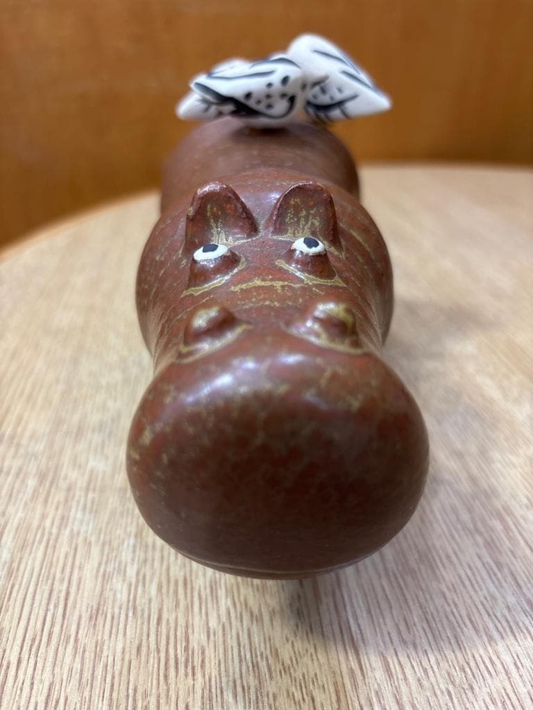 Lisa Larson リサラーソン STRA ZOO カバ 鳥 グスタフスベリ