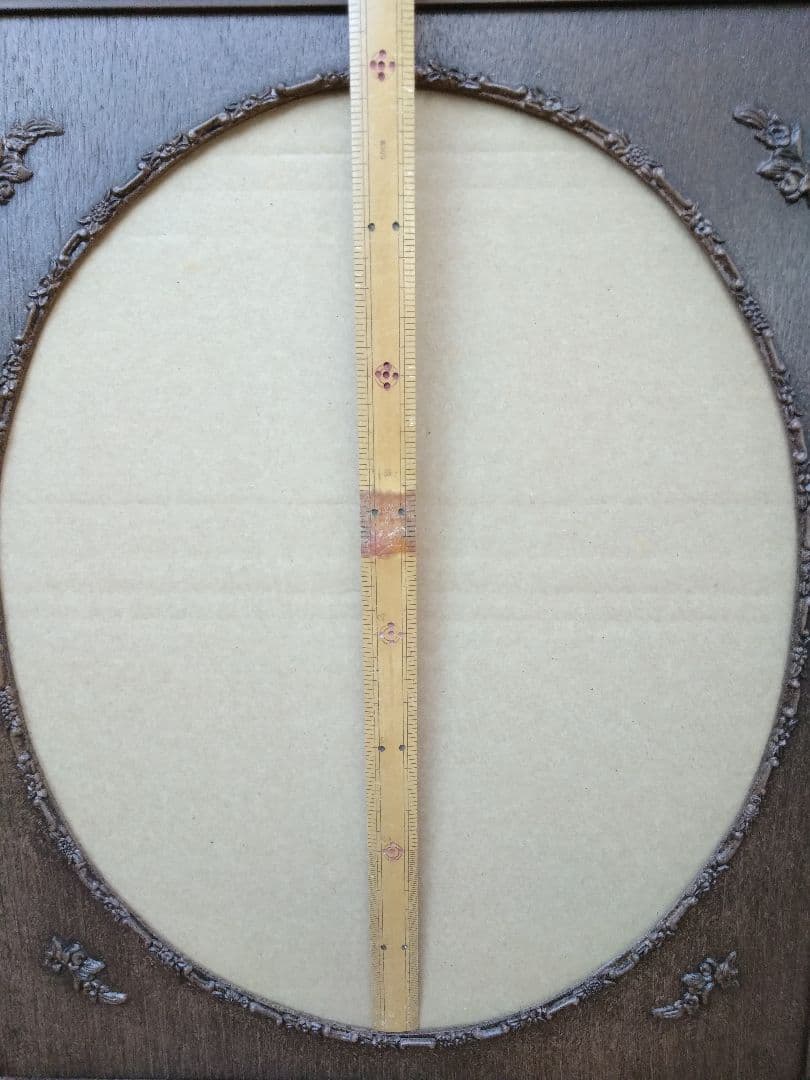 ガラス付き　未使用　エス アンド エフ　S&F　高級輸入額縁　半切　アンティーク