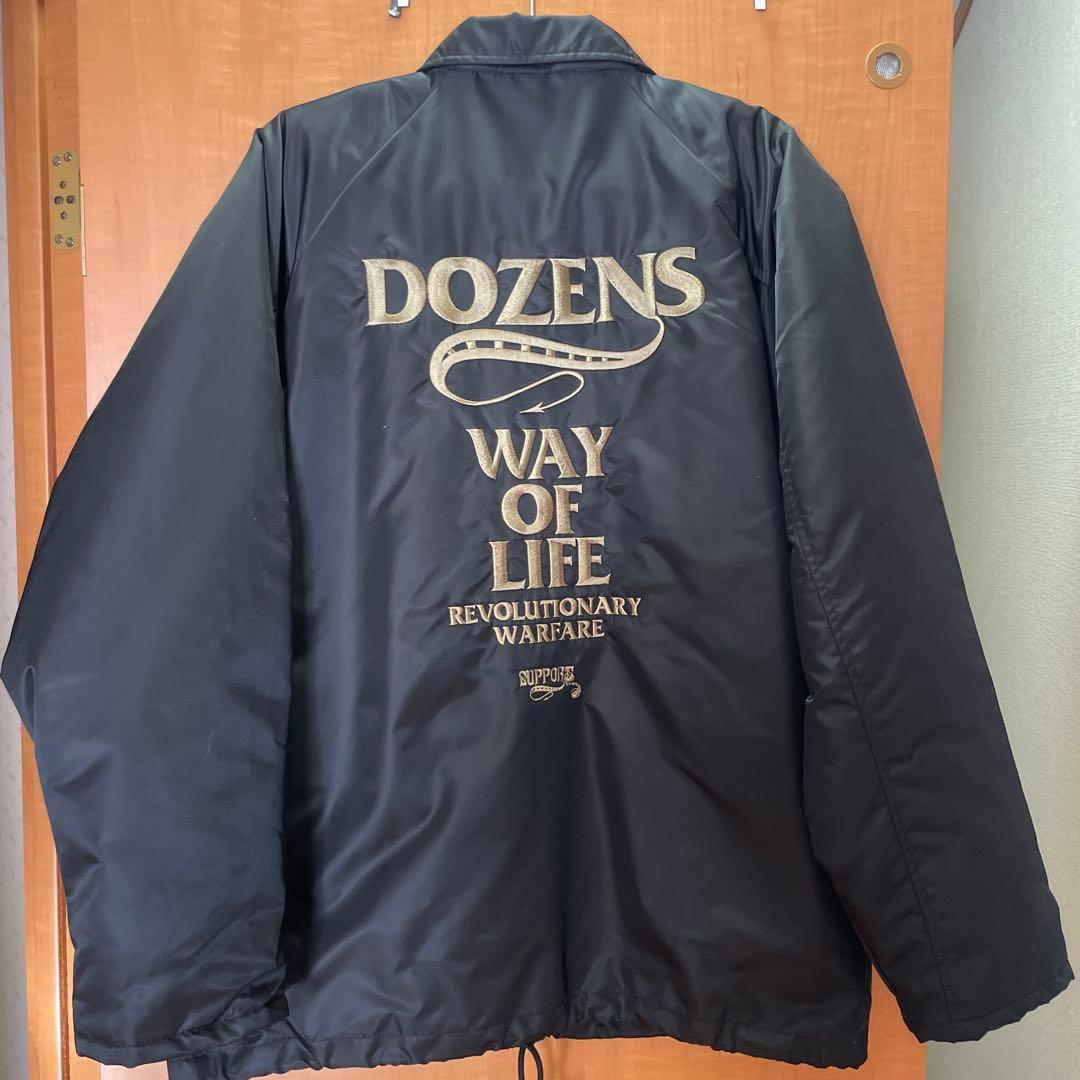 P.A RATS ボアコーチジャケット BLACKx ASHGOLD