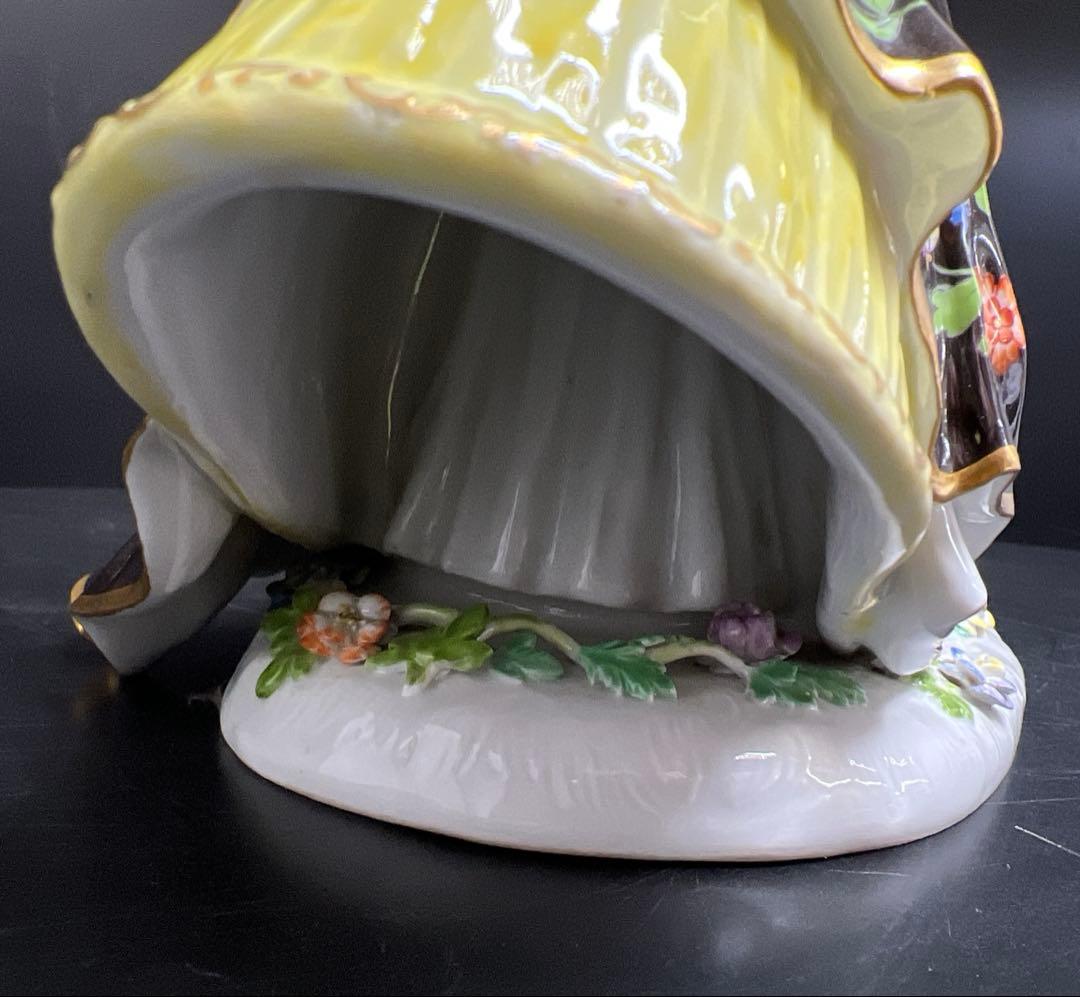 マイセン　フィギュリン　アウグストⅢ世とマリア　東Y8-0130☆2Fトトコニ