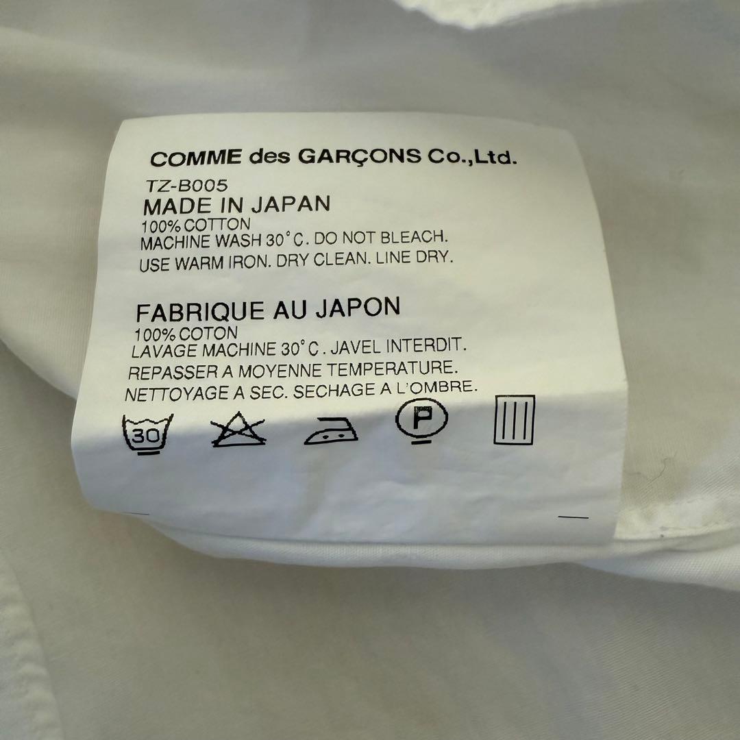 tricot COMME des GARCONS コットンシャツ　白　S