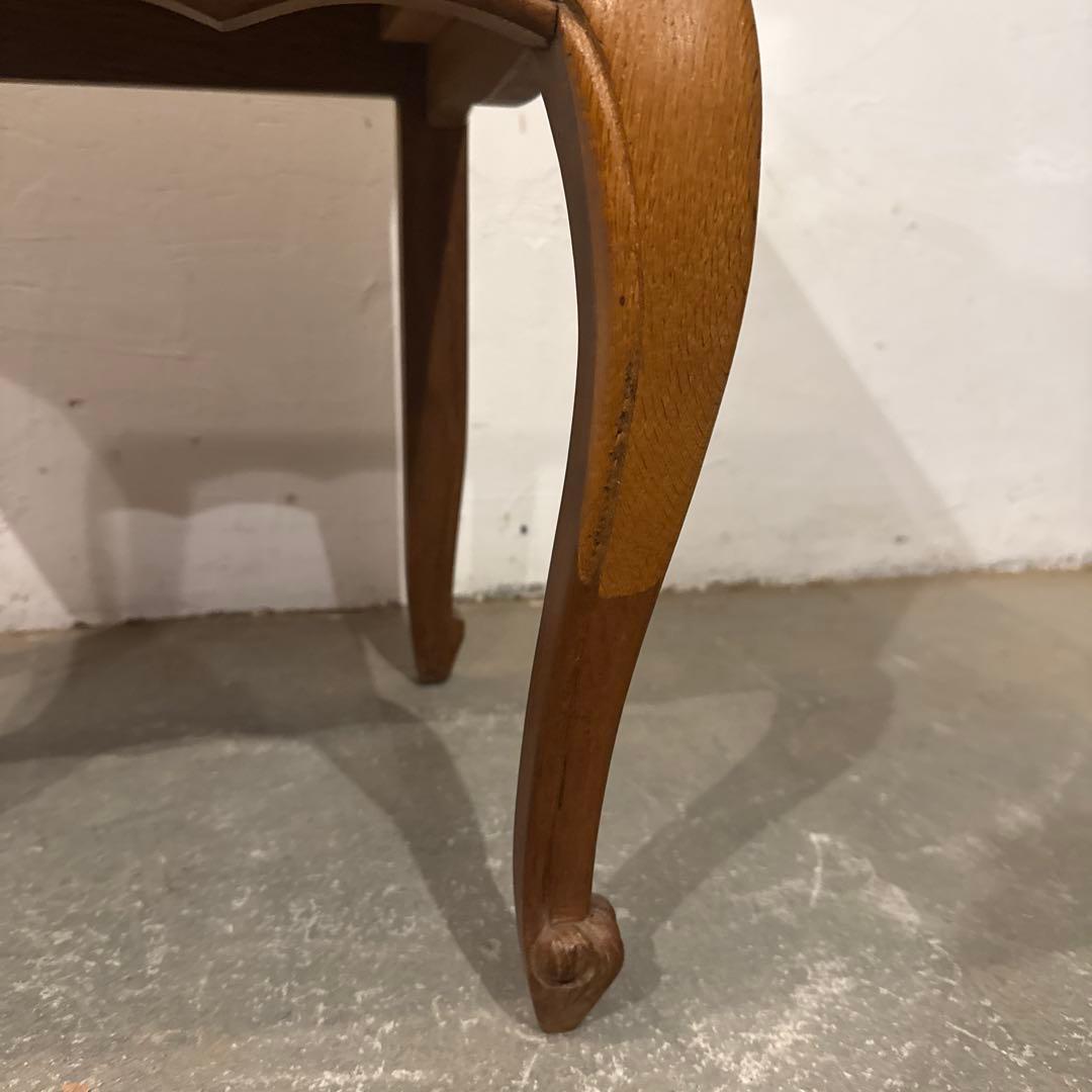 ヴィンテージ　木製サイドテーブル　引き出し付き