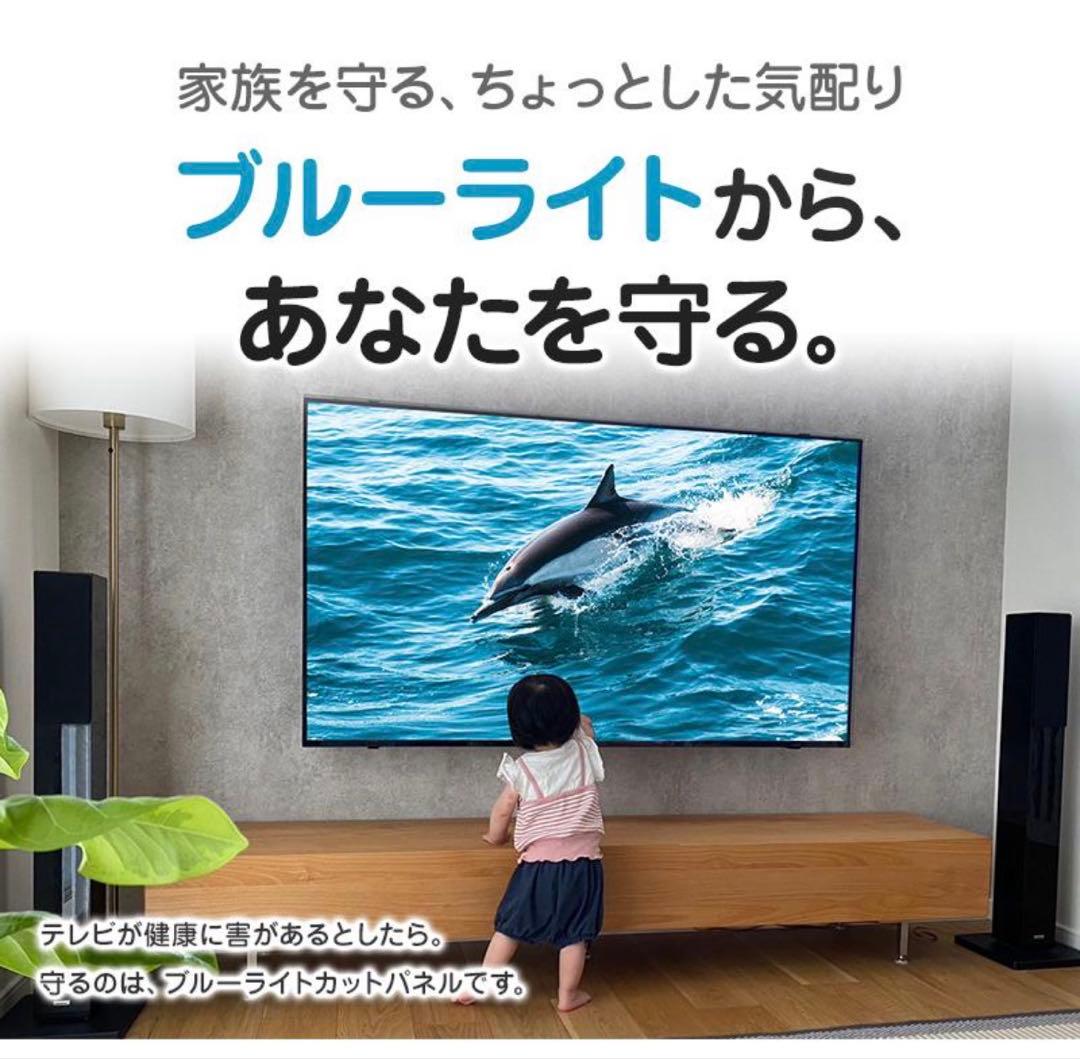 ブルーライトカット 有機ELテレビ 保護パネル 55インチ 3mm厚