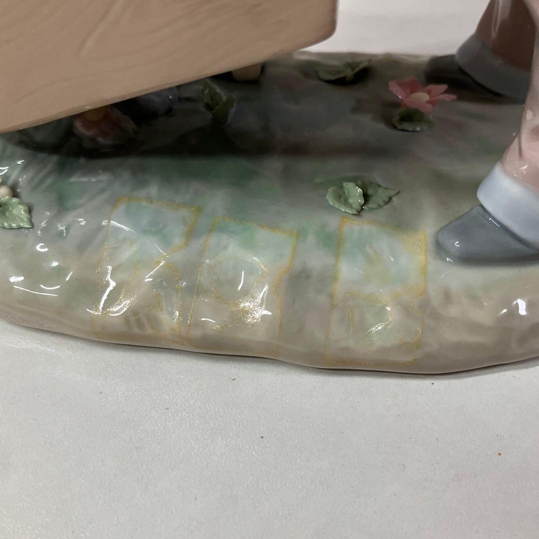 LLADRO リヤドロ 1283 花車を押す少女 箱付