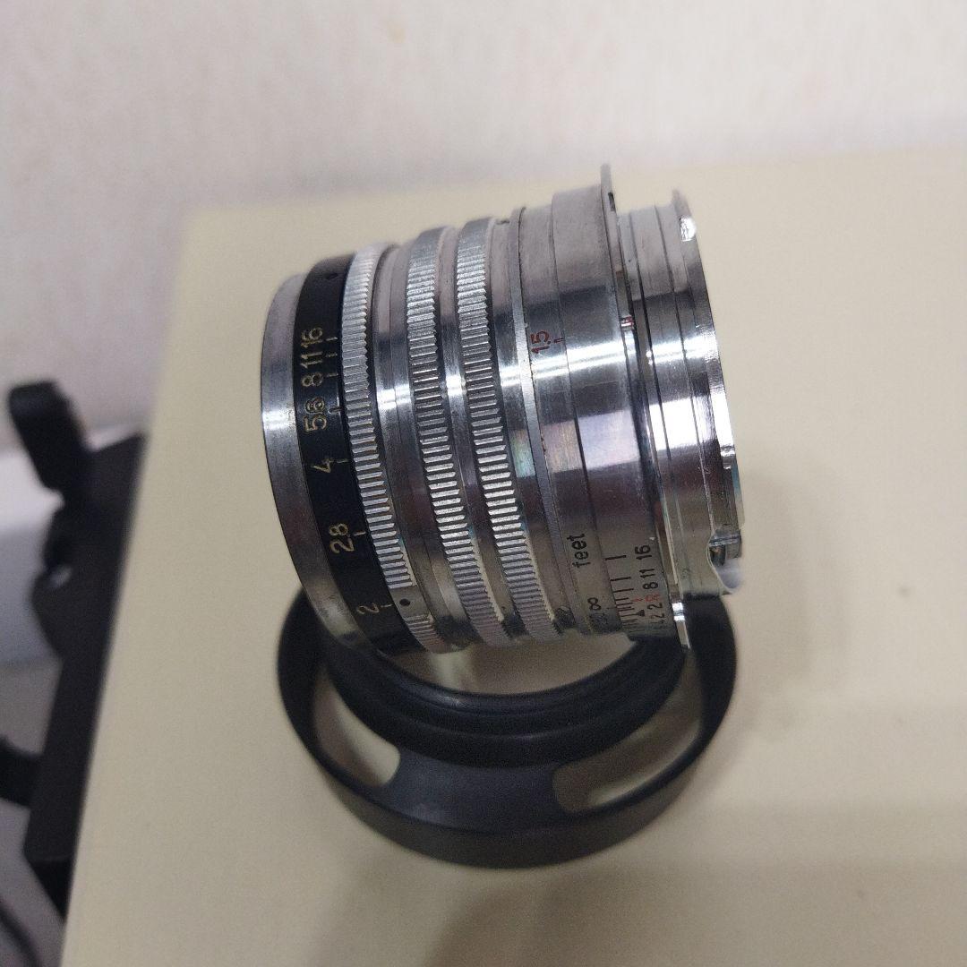 Nikkor HC F2 単焦点レンズ 5cm LM変換アダプター付き