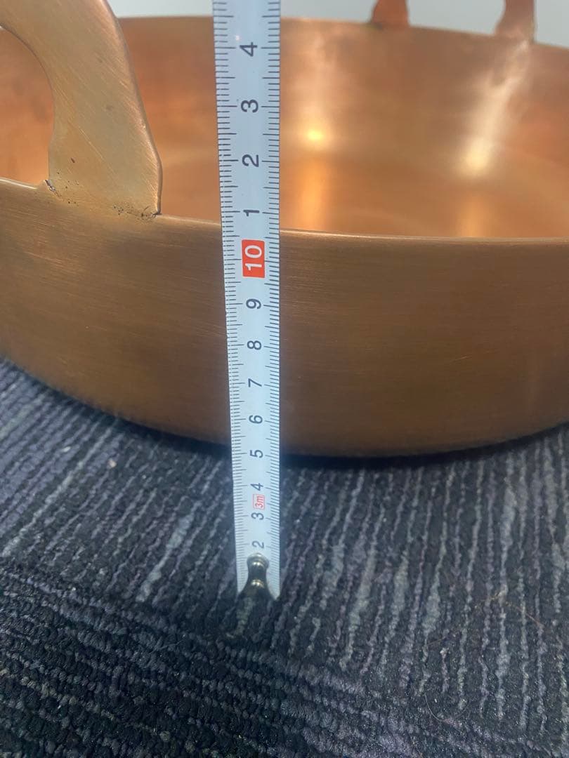 純銅製 業務用 大型 銅鍋 天ぷら鍋 42cm