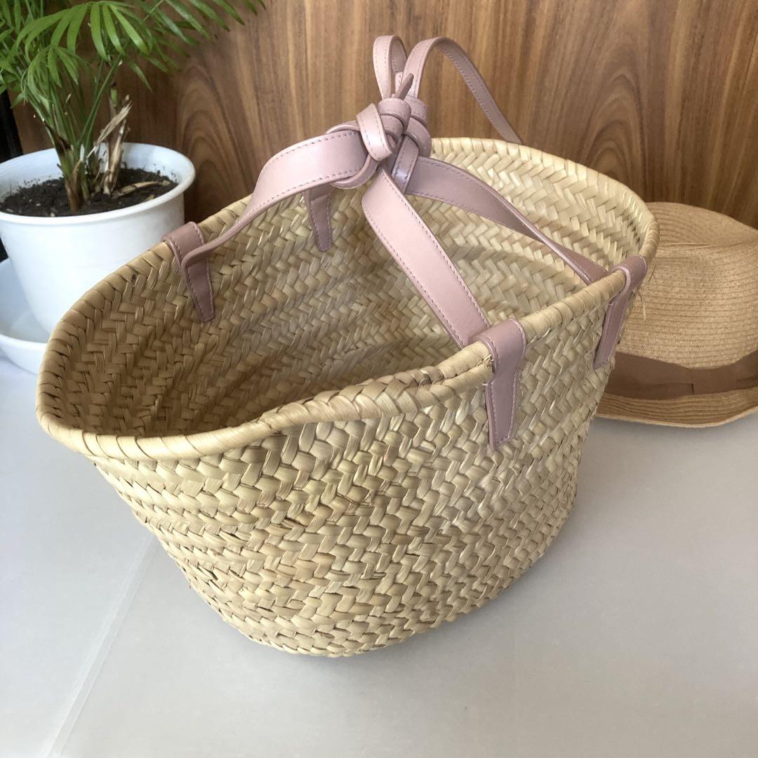 セリーヌ トリオンフ パニエ かごバッグ ヴィンテージピンク