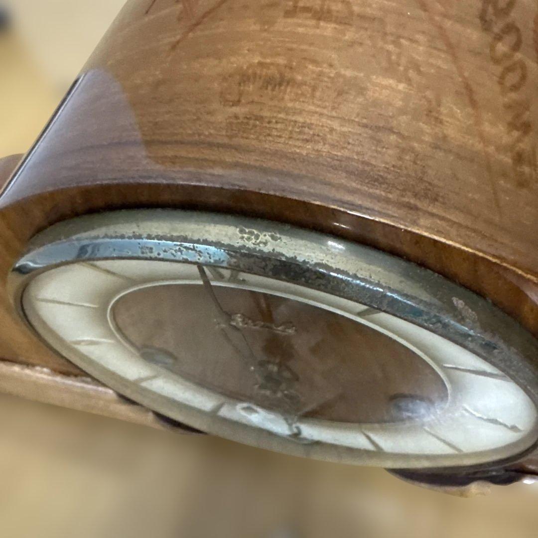 GERMANY Hermle ヘルムレ ゼンマイ式置時計 アンティ－ク