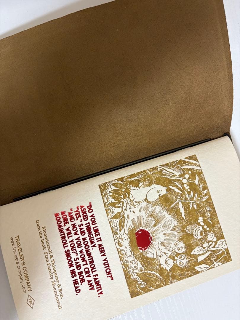 トラベラーズノート ムーミン一家 MOOMIN 限定 オリーブ TNR