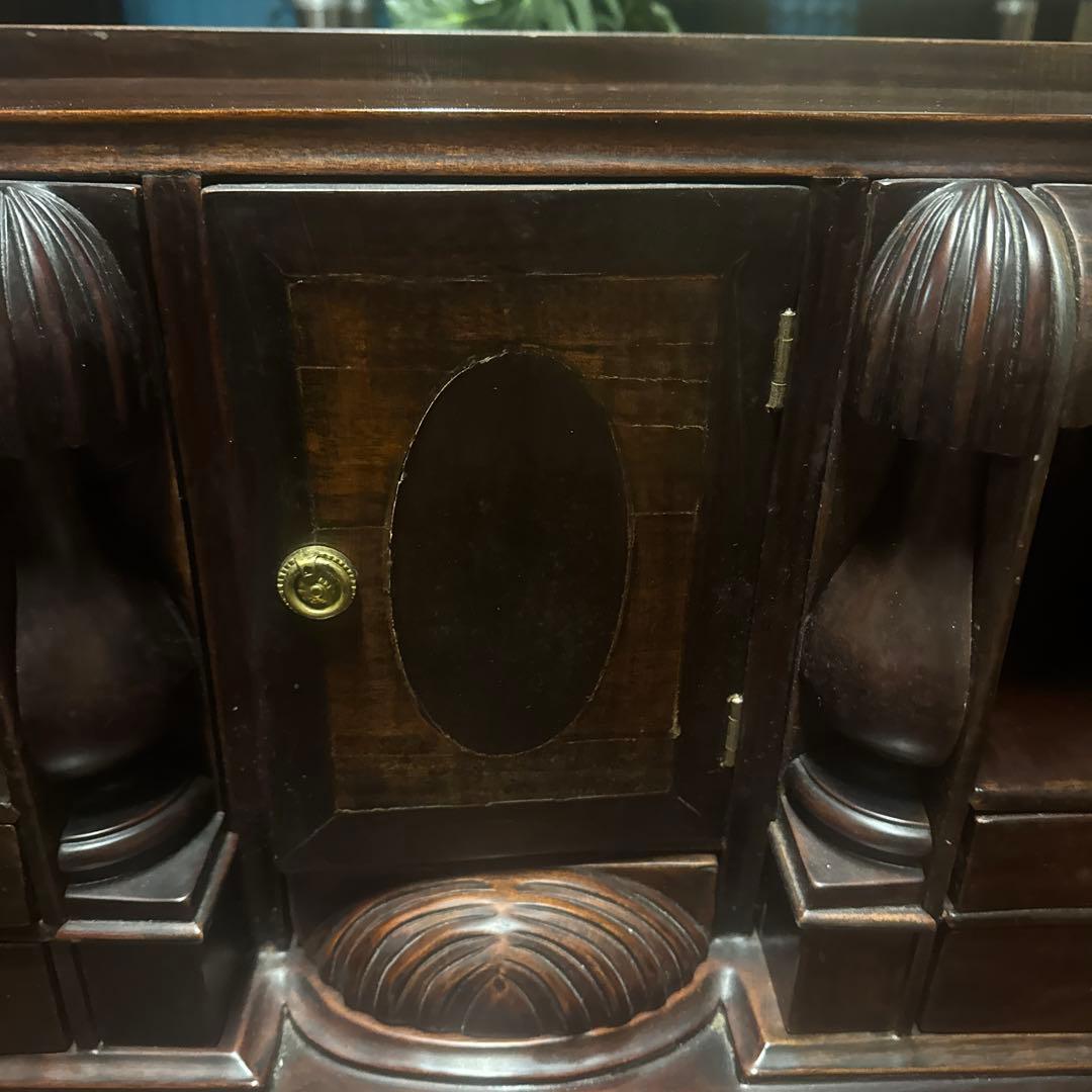 輸入家具　マホガニー　ダークブラウン イギリス　ライティングデスク