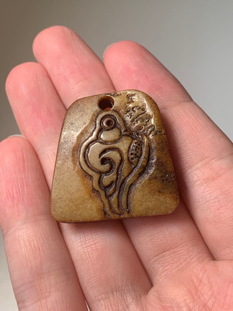 呪物　カパラ　チベット　カパーラ　頭蓋骨　数珠　根付　クマントーン　プラクルアン