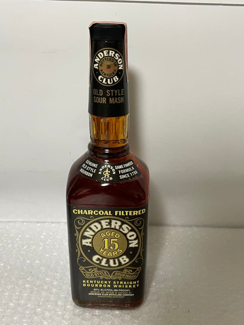 【未開封】ウイスキー　アンダーソンクラブ15年　バーボン　古酒