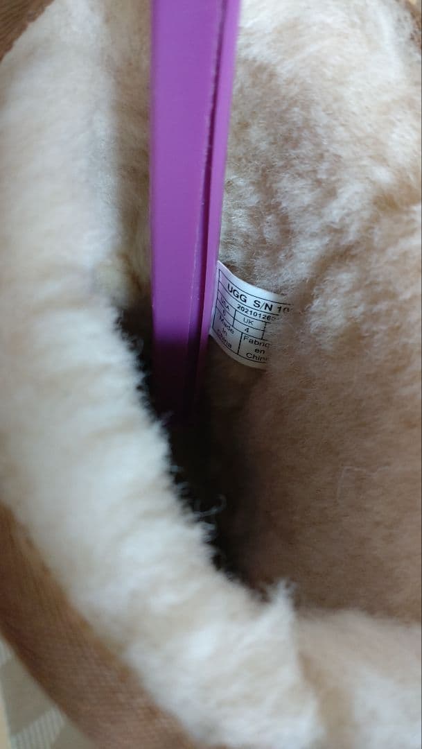 【美品】UGG ムートンブーツ　ショート　キャメル　 チェスナット　 23cm