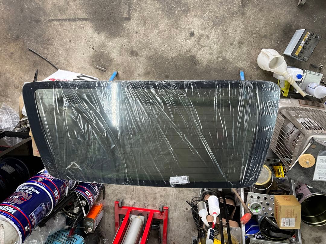 リアガラス社外　格安　ハイゼット　アトレーバン