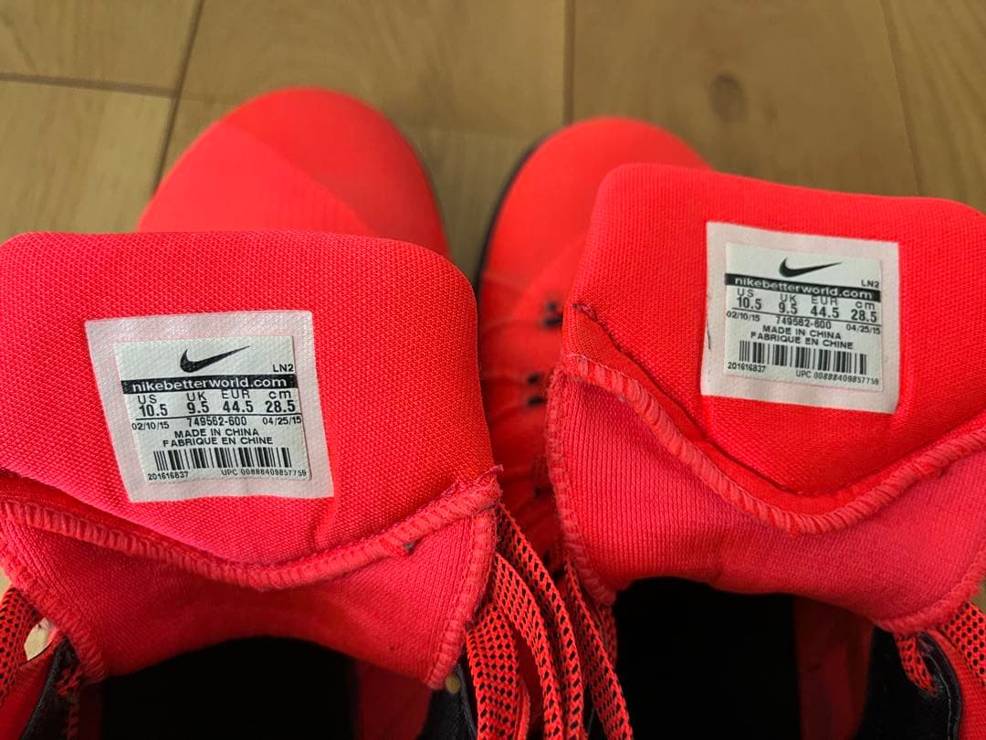 NIKEバスケットシューズ レッド