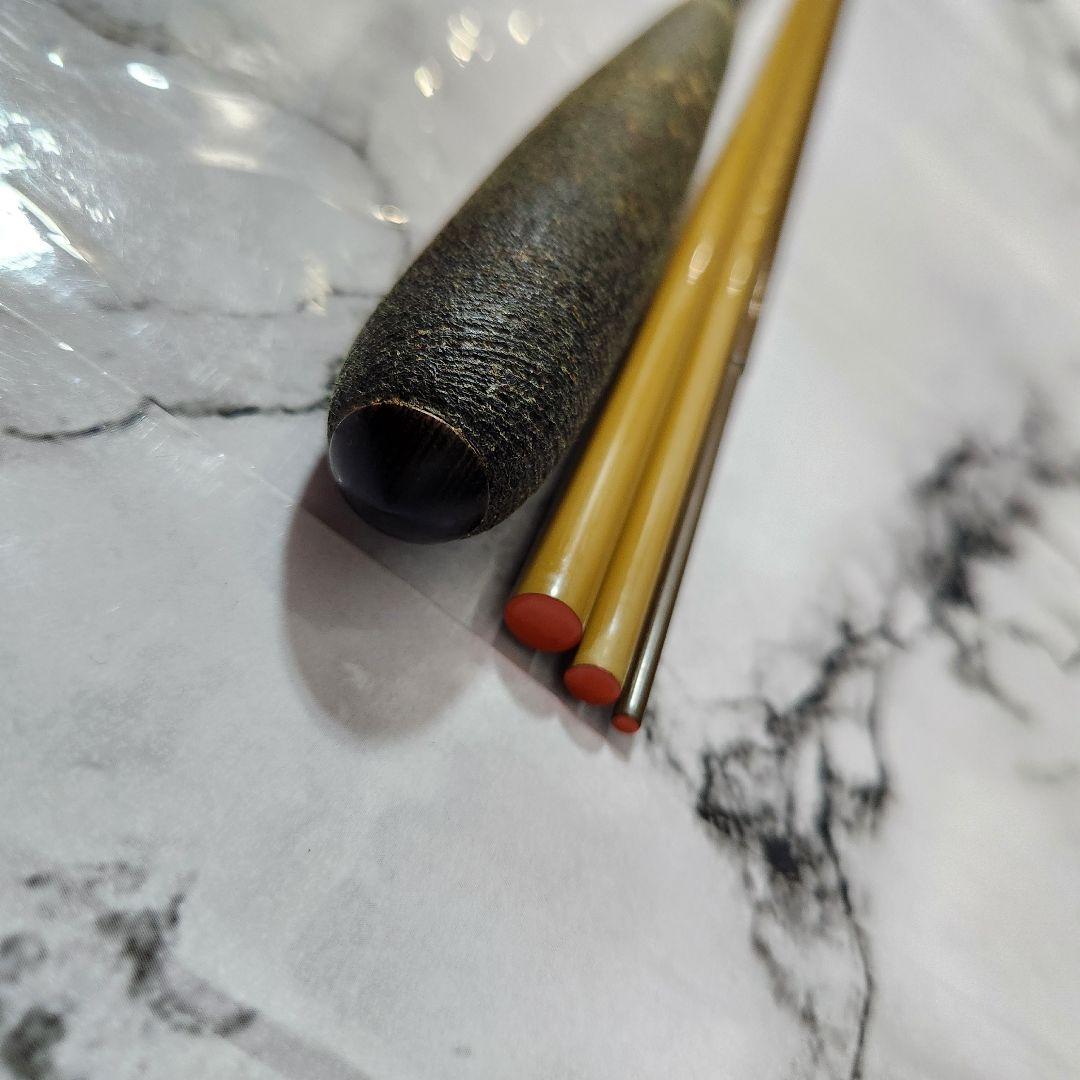 【超美品♪送料無料♪】朱紋峰 競 十二尺 12 布袋付き