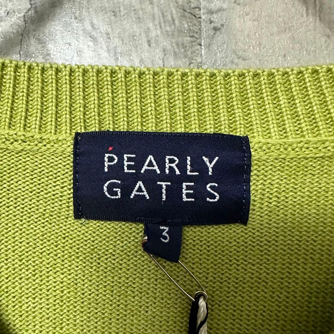 【超人気◎】PEARLY GATES　コットンニット　現行モデル　新品タグ付き◎