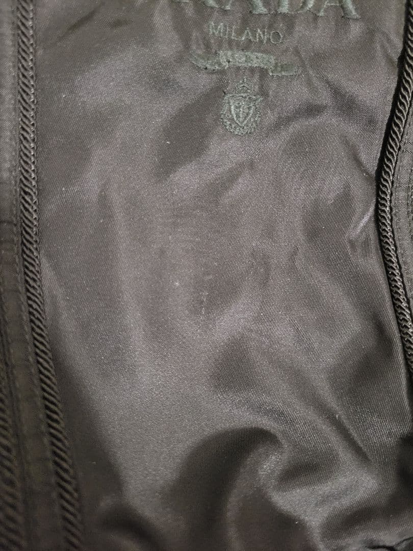 【PRADA】ナイロン　トートバッグ　ブラック　BN0678