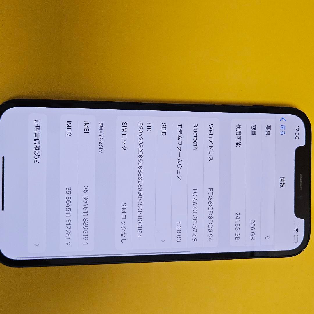 iPhone 12 256GB｜24時間以内発送#191