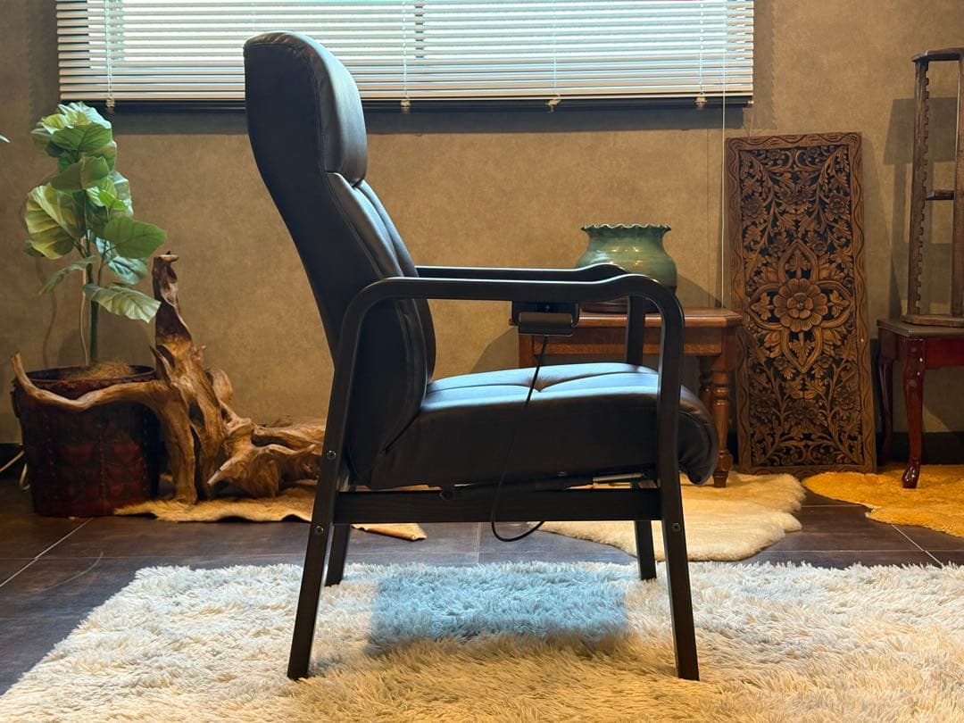 希少　フジファニチア　FUJIFUNITURE　リクライニングソファ　　nz