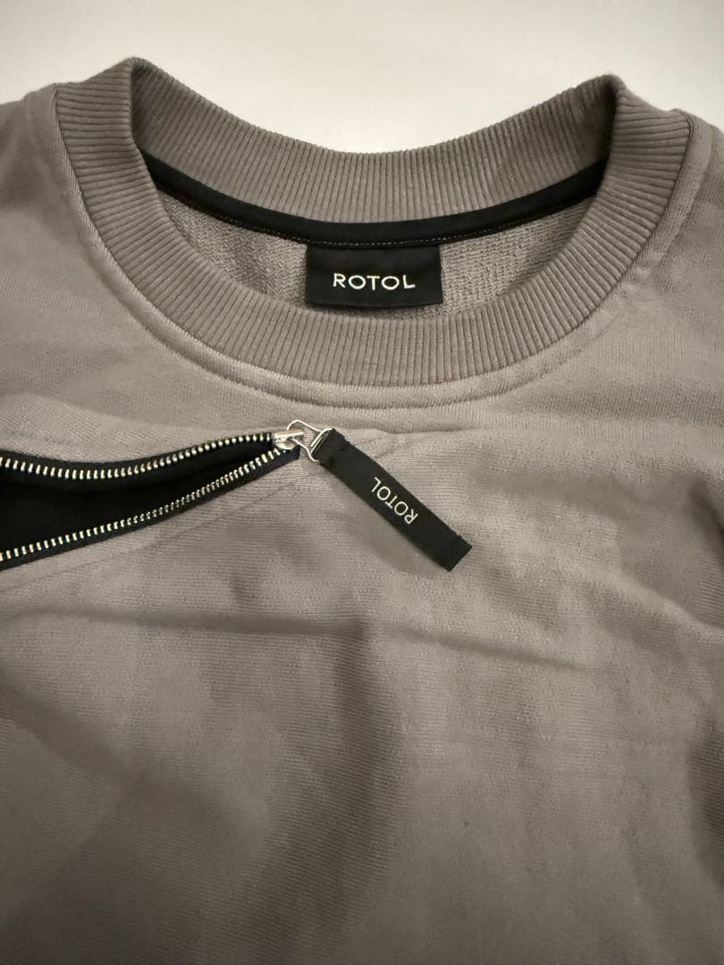 ROTOL TRANSFORM CREW NECK SWEAT グレー