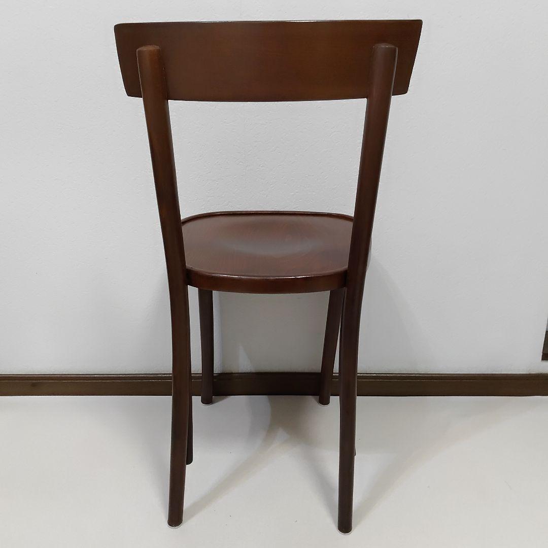 ③④ 2脚 フランス アンティーク レストラン ウッドチェア ベントウッドチェア