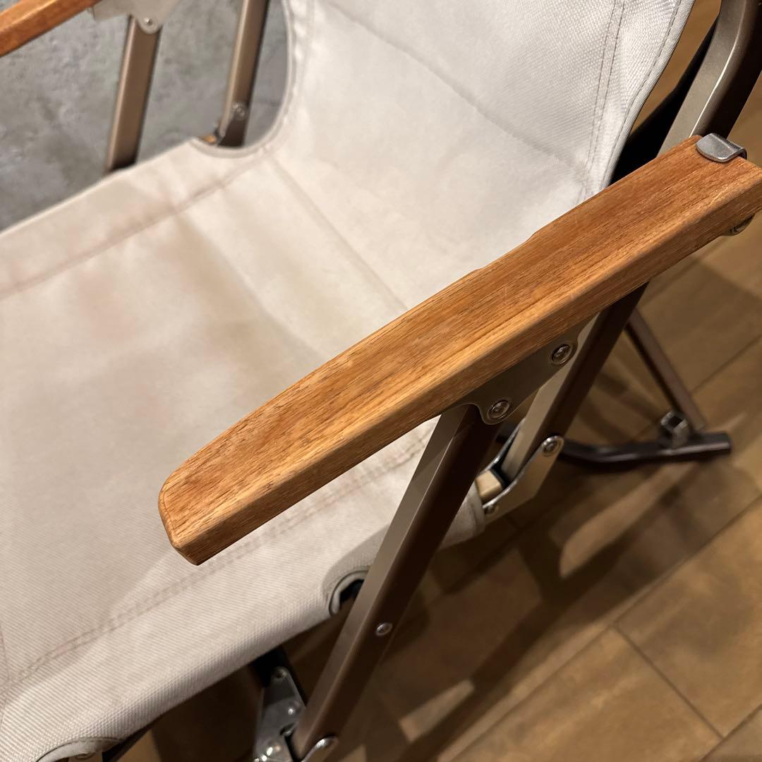 【ガリレオ】 Peak ローチェアショート アイボリー　２脚ペア