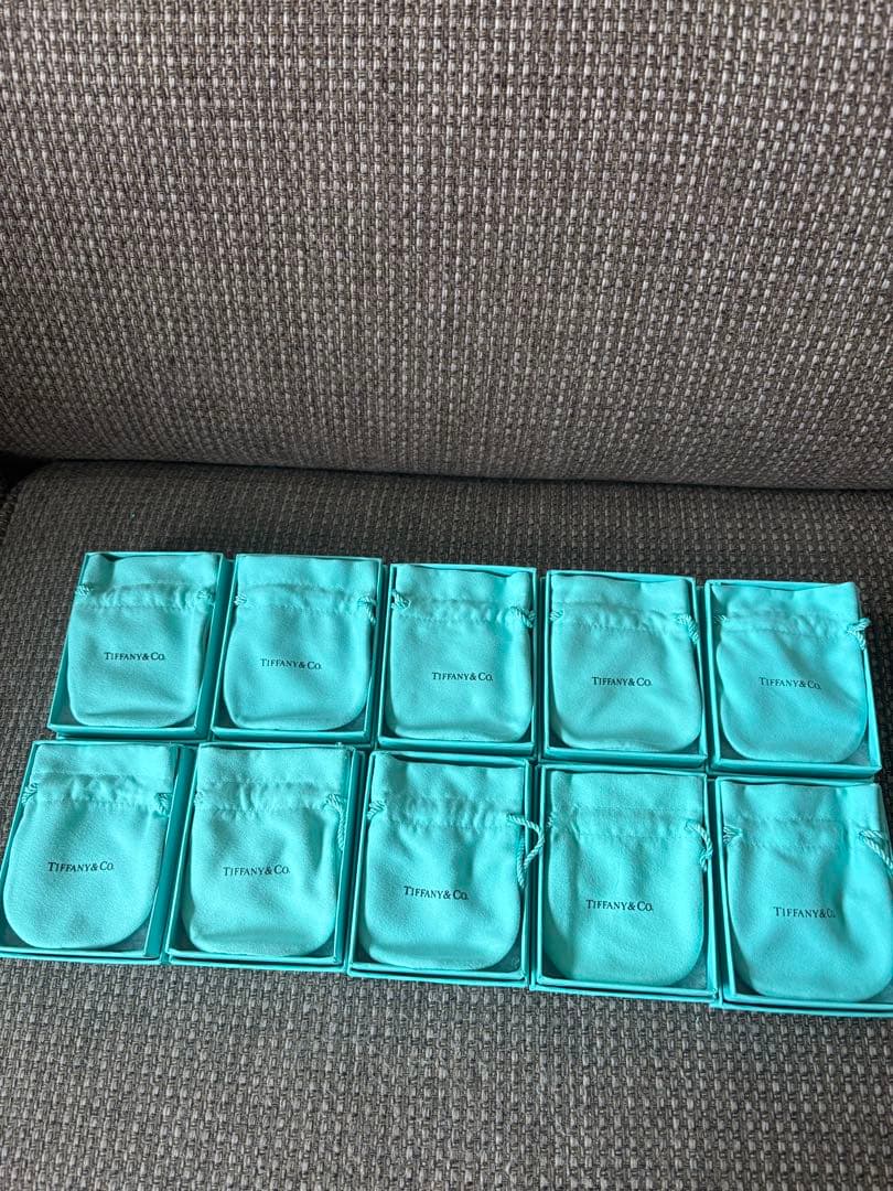 現行品　極美品Tiffany ティファニー空箱　巾着袋10セット