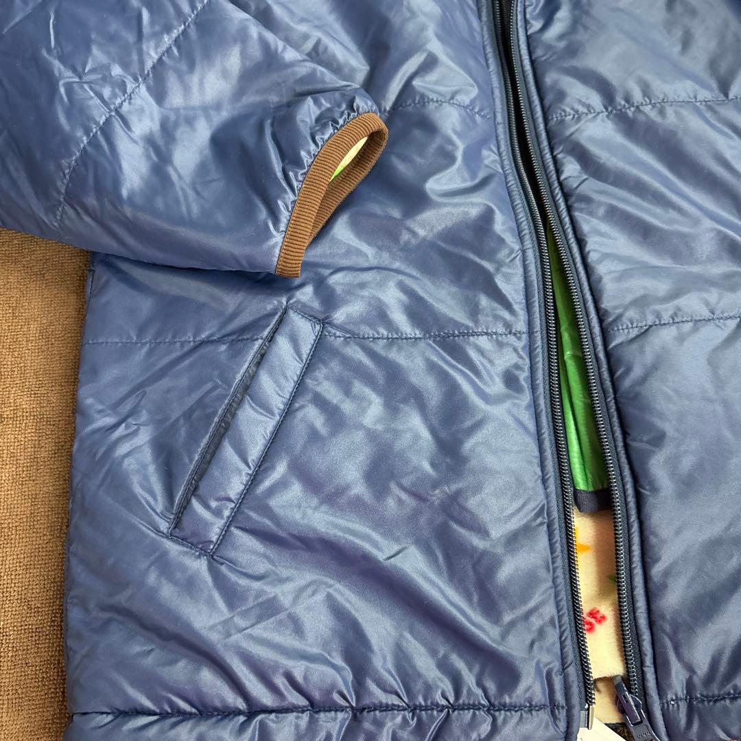 り*う様 新品タグ付き未使用ミキハウス　リバーシブル　ベスト付ジャンパー130