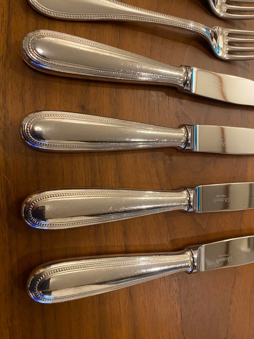 【spaceさま専用商品】クリストフル パール ナイフ・フォーク ペアセット