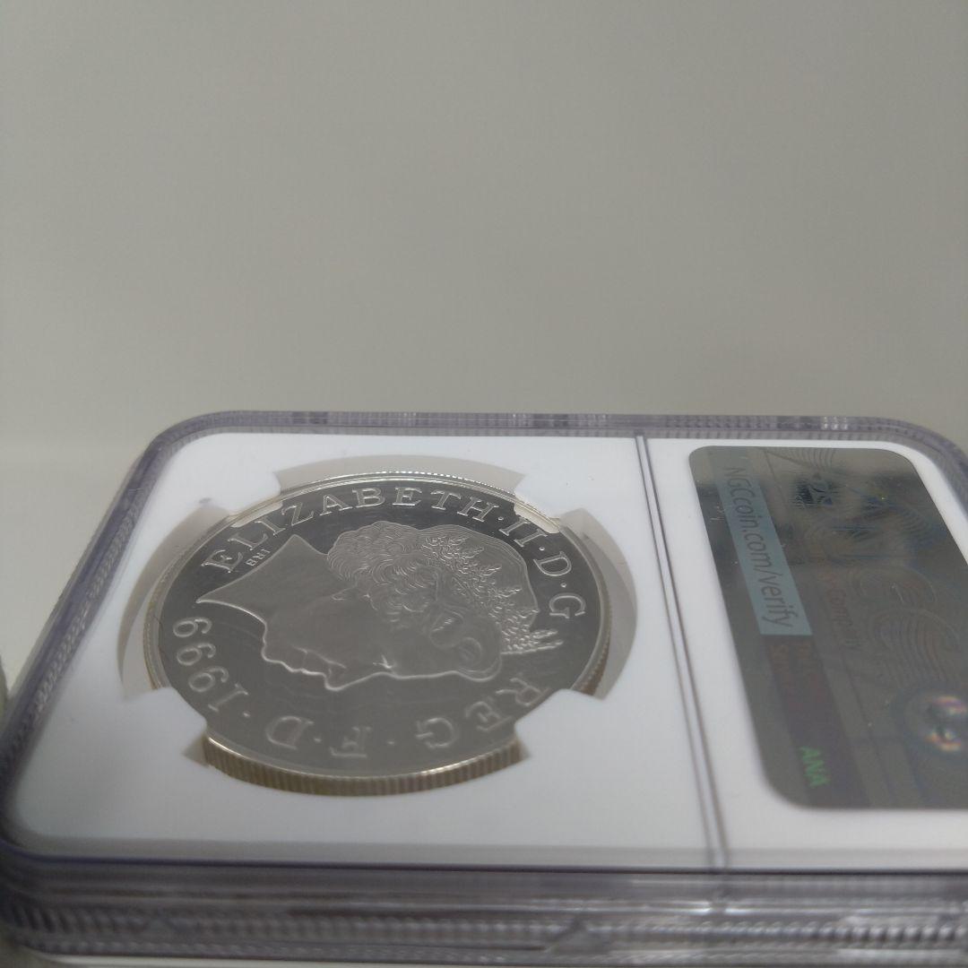 人気 PF68 ウルトラカメオ ダイアナ妃追悼記念　銀貨　1999年